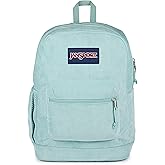 JanSport Cross Town Plus Remix Backpack - Padded Back Panel, Laptop Sleeve, and Front Pocket Organizer - Faded Sage Corduroy