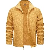 TACVASEN Men's Fleece Jackets Full Zip Lightweight Jacket Casual Soft Warm Coats with Pockets