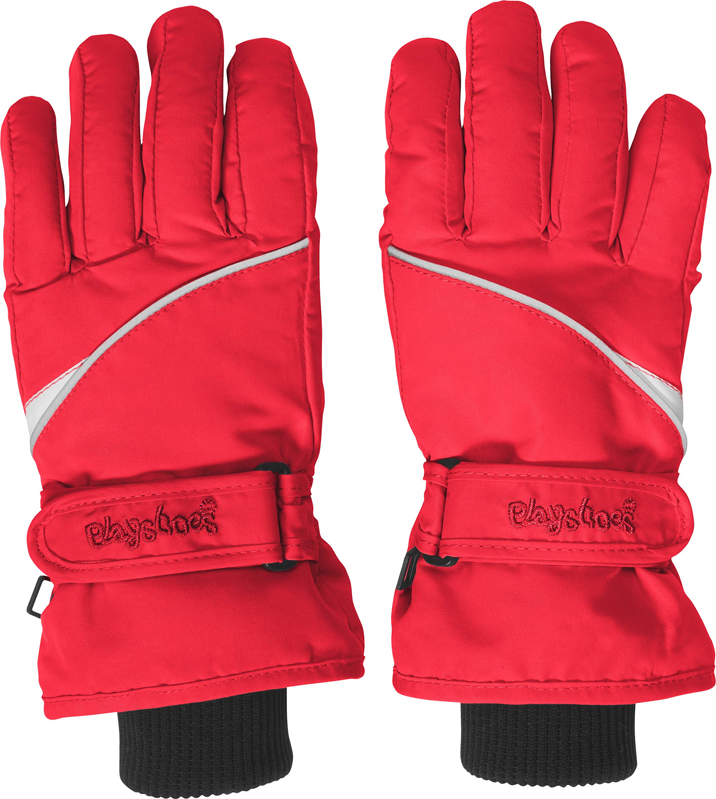 Playshoes Unisex Winter Ski Thinsulate Insulation 3m Gloves, Red, Size 5
