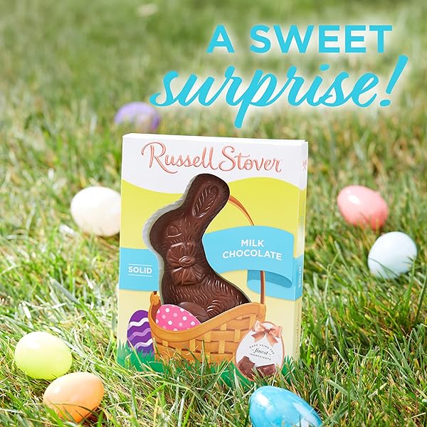 RUSSELL STOVER MILK CHOCOLATE EASTER RABBIT, 7 OZ.