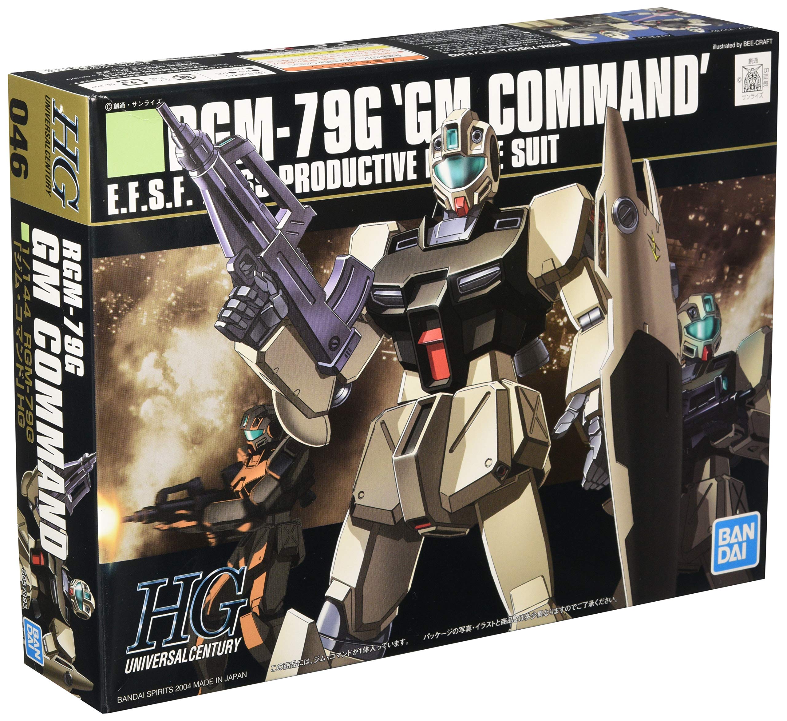 BANDAI - Gunpla Model Kit - Gundam HGUC GM Commando 1/144 - GunplaGunpla