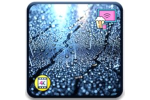 Rain Dark Screen Therapy - Nighttime Downpour & Deep Sleep Aid with Weather & Clock For Fire TV