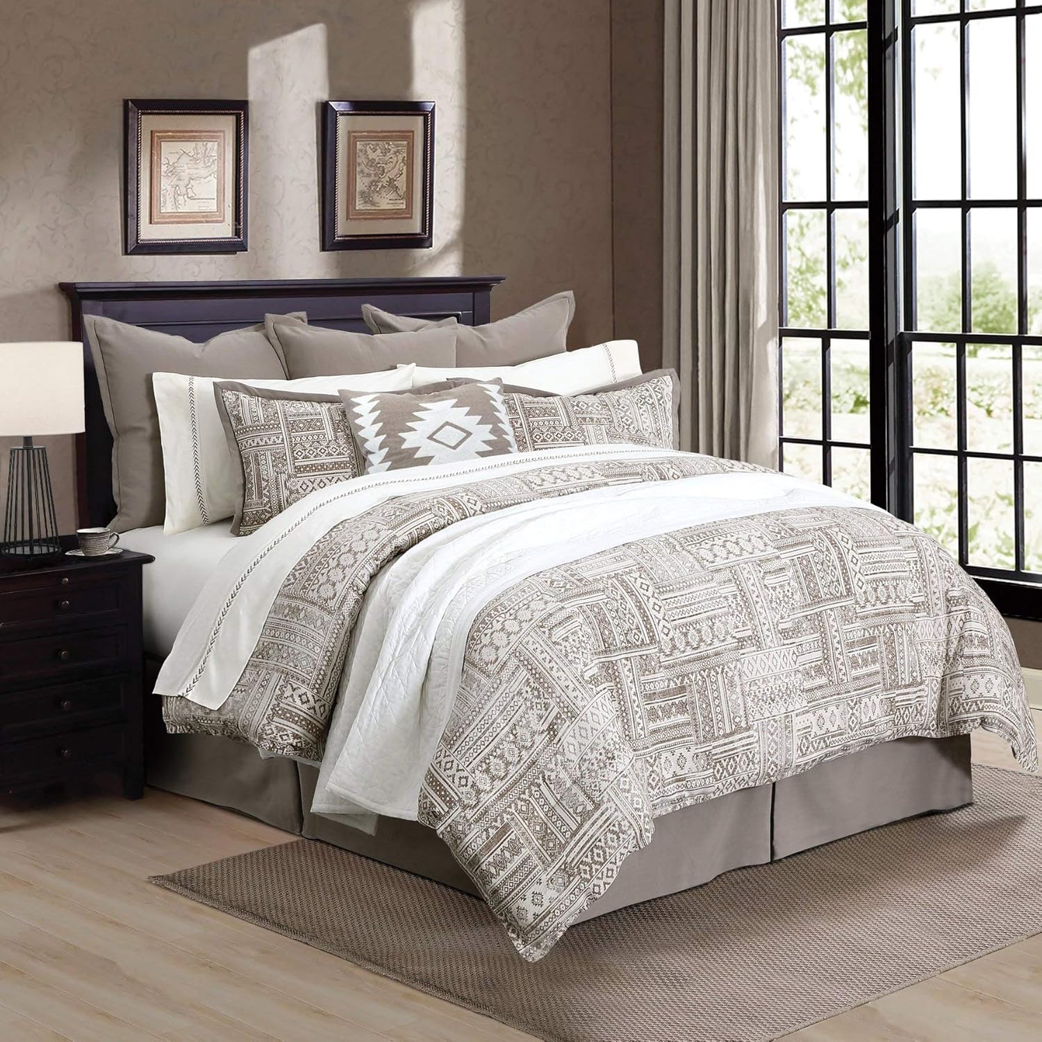 HiEnd Accents Trent Southwest Bohemian 3PC Bedding