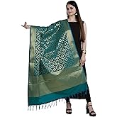 Chandrakala Banarasi Dupatta for Women,Shawl Scarf Wrap Chunni (D266-P)