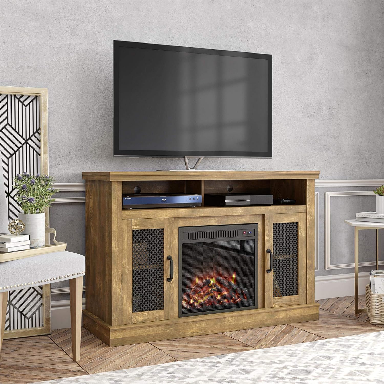 Best Fireplace Mantels With Media Storage