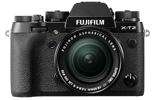 Fujifilm X-T2 Systemkamera Kit inkl. XF18-55mm Objektiv (24,3 Megapixel) schwarz