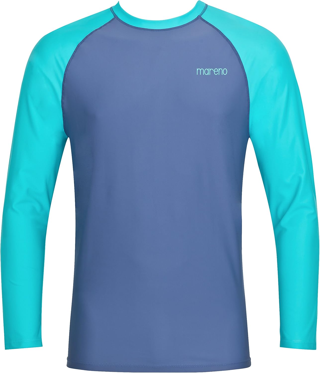 Men's UV Protection TShirt (Rashguard) UV Protect 50+, OekoTex 100 in Navy Blue or Blue