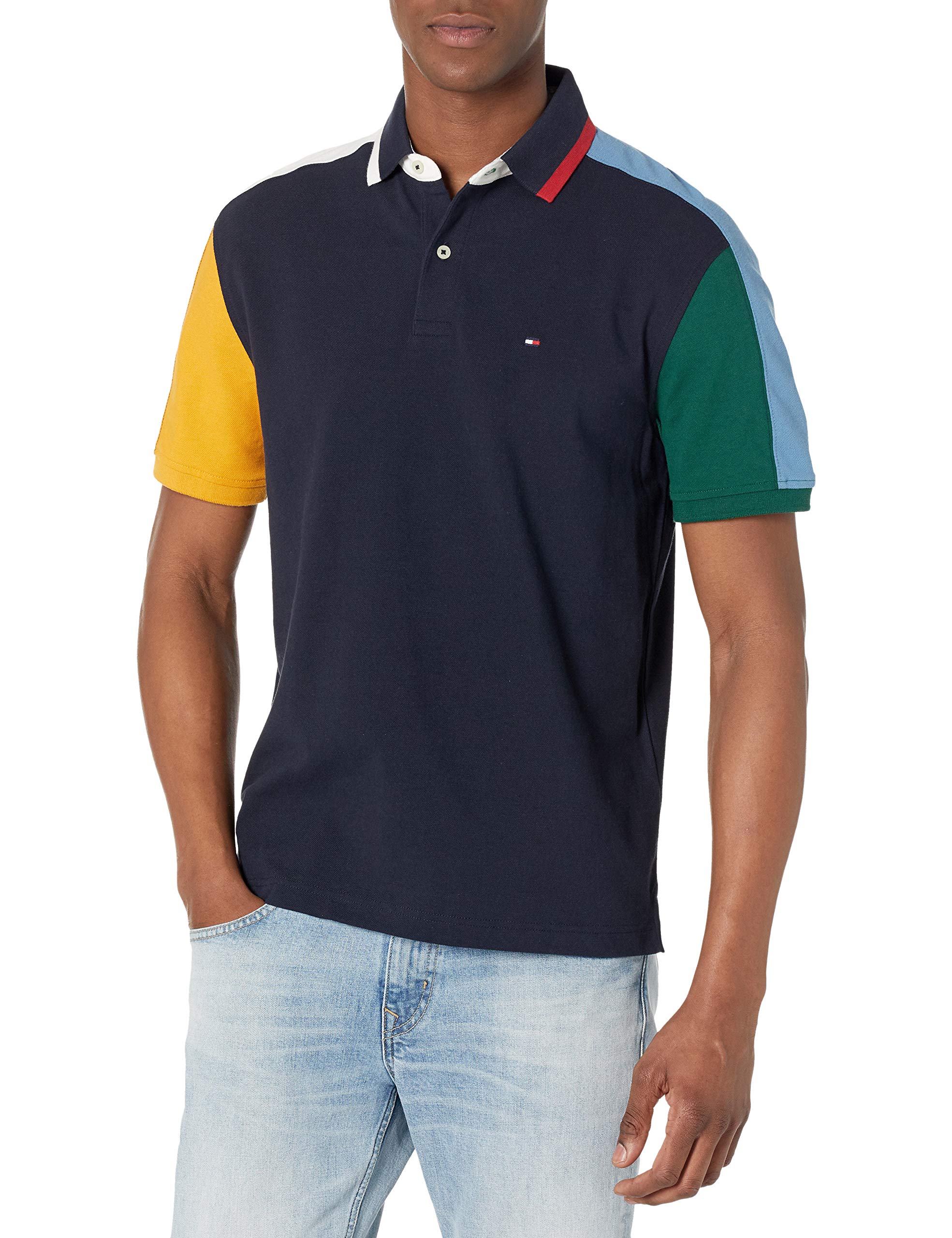 Men's Flag Pride Polo Shirt in Classic Fit