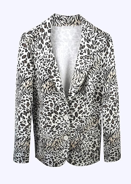 HEIMATLIEBE Damen Blazer im Leopardenmuster: Amazon.de: Bekleidung