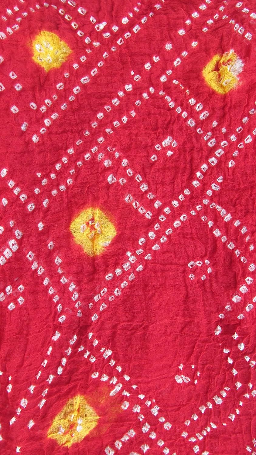 cubic earth global women's cotton dupatta (red_large)