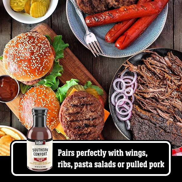 WEBER SOUTHERN COMFORT WHISKEY FLAVORED BBQ SAUCE, 13.7 OZ