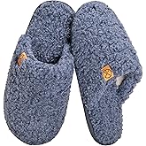 FHILEPON House Slippers for Women Comfy Faux Fur Memory Foam Bedroom Shoes Slip On Slides for Indoor Outdoor Use