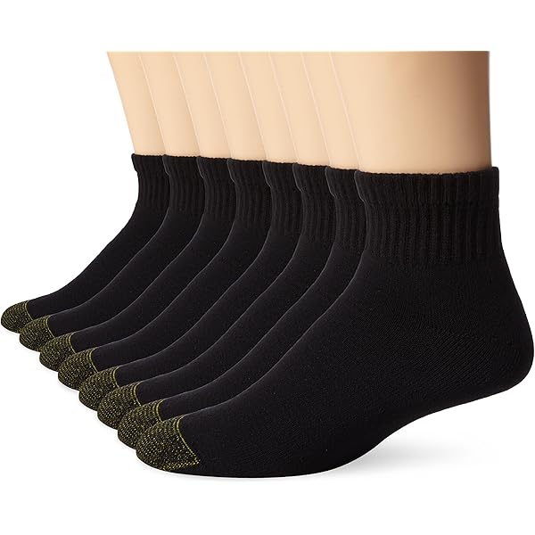 Amazon.com: GOLDTOE Men's Cotton Quarter Extended-Size Crew Socks (Pack of  Seven Pairs), Black, 13-15 : Clothing, Shoes & Jewelry