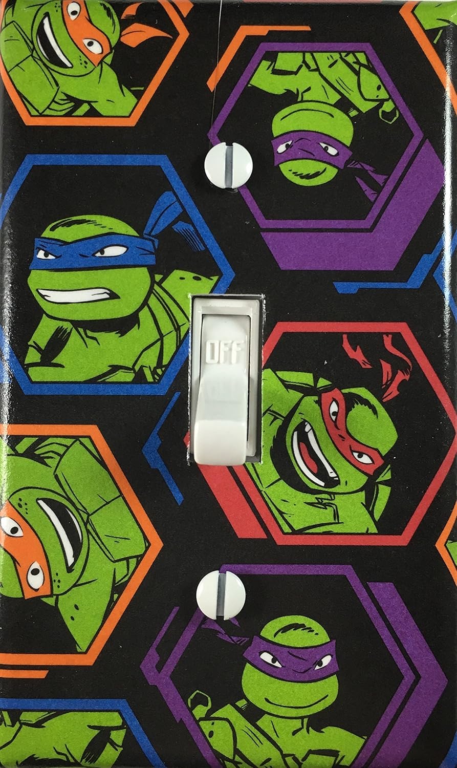 Teenage Mutant Ninja Turtles Decorative Light Switch Cover Wall Plate