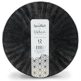 Speedball Sanyour Signature 12 Inch Round Pottery Wheel Bat, Black, for Ceramics and Clay Work