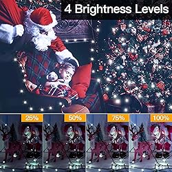 Ollny Christmas Tree Lights 400LED 132FT, Remote