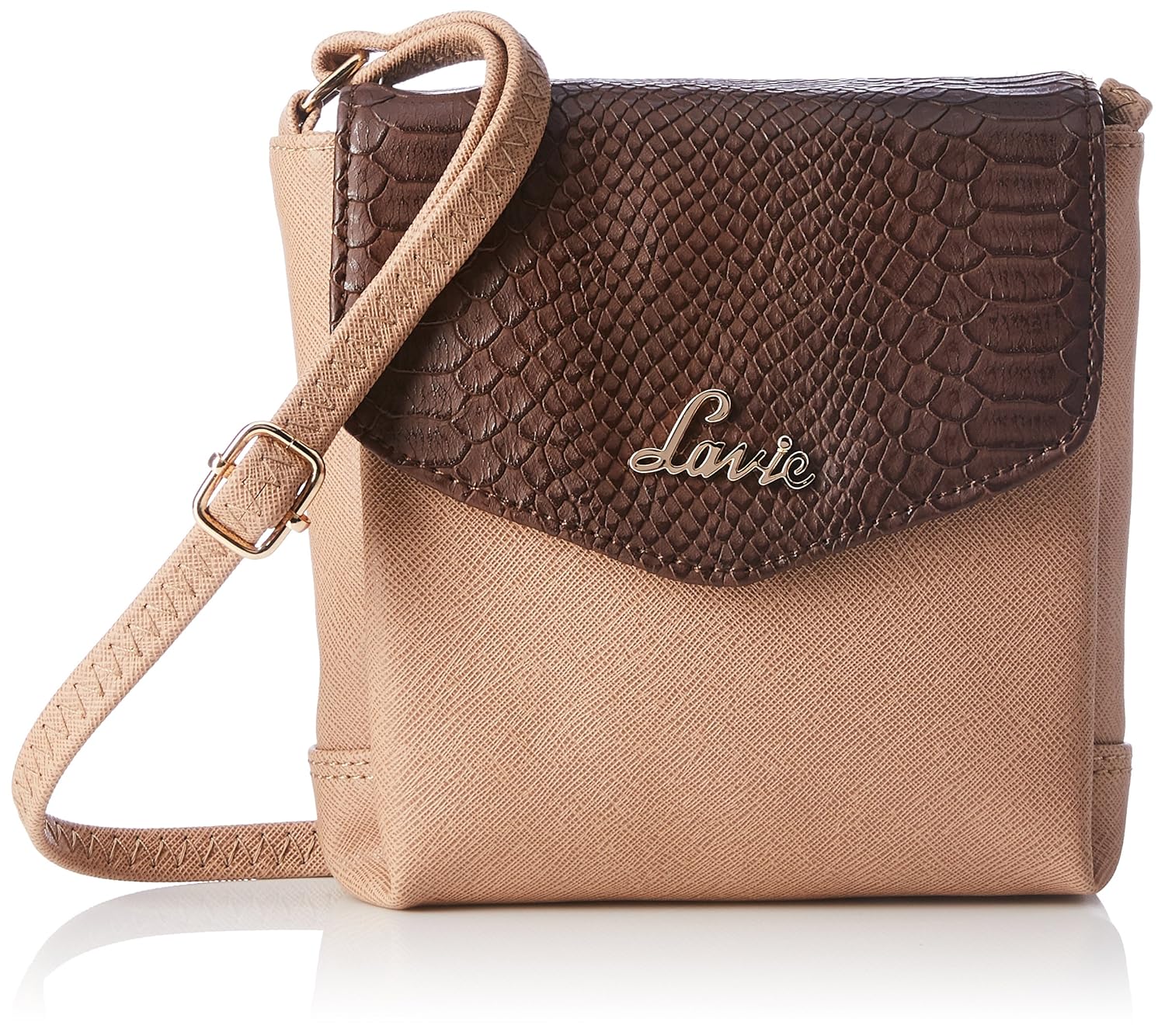 lavie onora women's sling bag (beige) ()