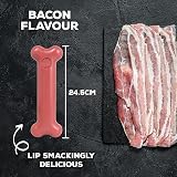 TastyBone Nylon Dog Chew Toy Bacon Large Indestructible UK Made view 5