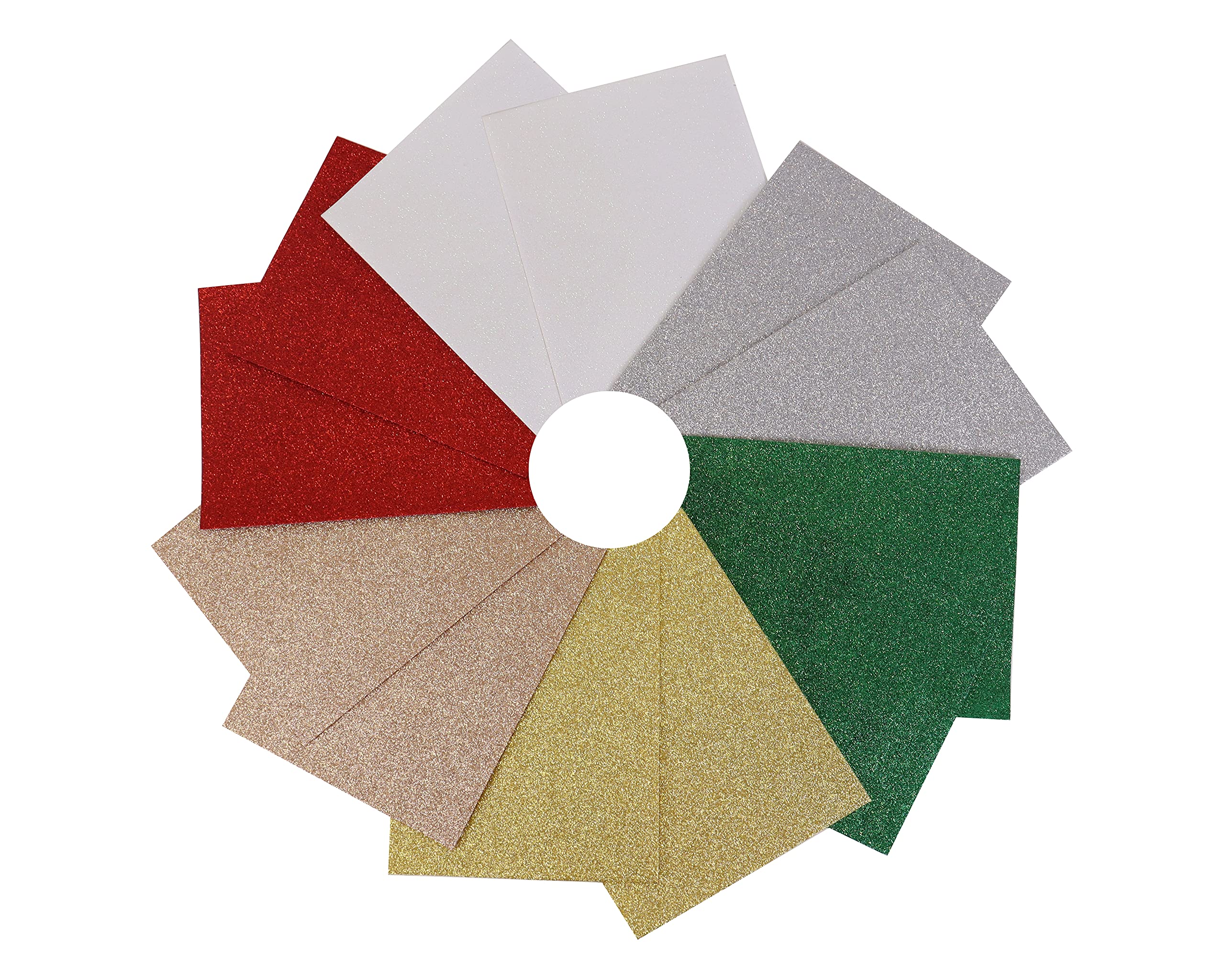 Trimits Glitter Acrylic Crafting Felt Pack, Festive, 30 x 23cm