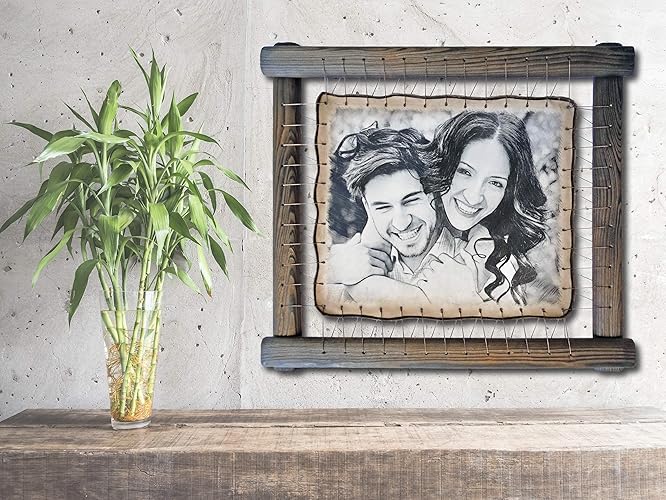 Custom Personalized Photo Gift on Real Leather