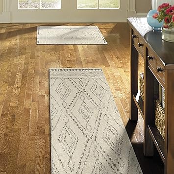 Amazon Com Mohawk Home Nomad Vado Cream Geometric 2 X 8 Modern Boho Farmhouse Runner Rug Furniture Decor