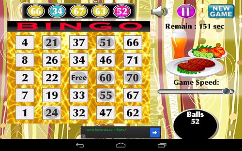 Food Story Bingo Bonus Free Restaurant Feel Menu Bingo Games Free ...