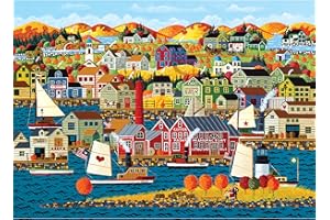 RoseArt - Home Country- Cape Ann - 1000 Piece Jigsaw Puzzle for Adults