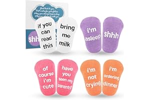 Moyel Baby Socks for Girls/Boys 0-12 Months Cute Baby Gifts for Newborn Baby Shower Gifts Baby Boy Gift Baby Girl Gift Set