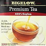 Bigelow 100 Count Premium Blend Black Tea, Contains 100 Individually Wrapped Tea Bags, Full Caffeine