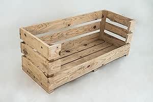 Caja Grande Natural con Apertura Sam, Madera, Beige, 80x30 ...