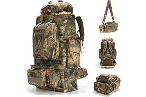 King'sGuard 100L Camping Hiking Backpack Molle Rucksack Military Camping Backpacking Daypack