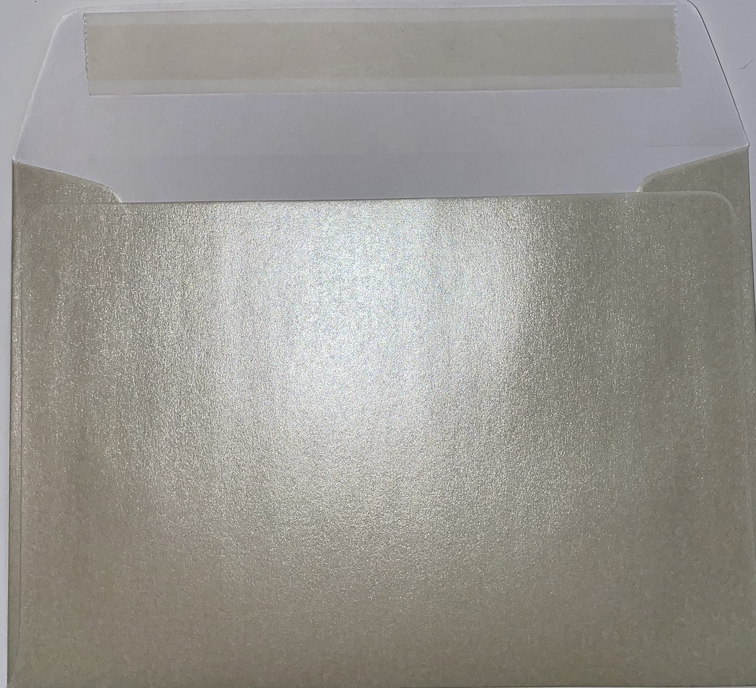 C5 Coloured Envelopes for A5 Greeting Cards Wedding Invitations & Crafts (162x229mm) Pack of 60 (Pearl Cream Peel & Seal)