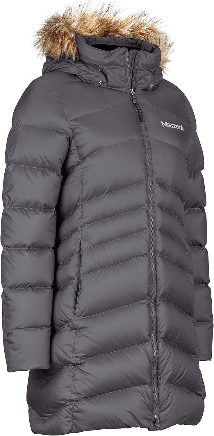 Marmot Women's Montreal Knee-length Down Puffer Coat: Clothing