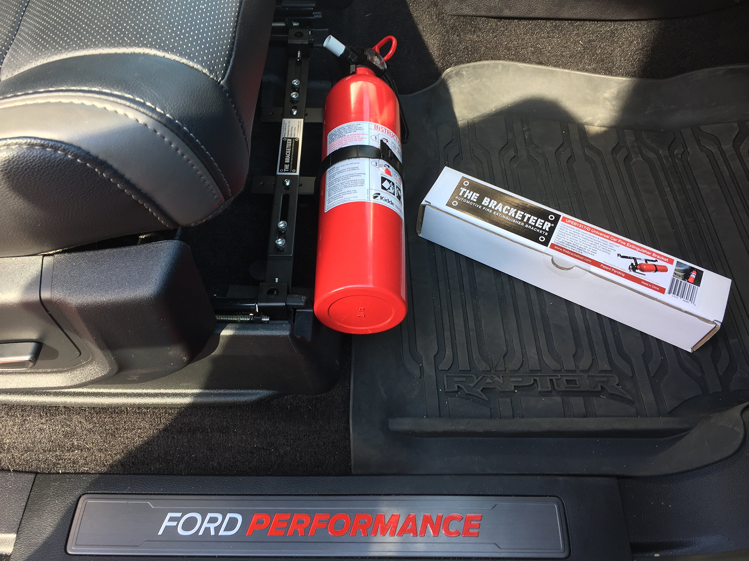 Car Fire Extinguisher Bracket Universal Design Fits Most Vehicles