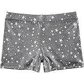 HDE Gymnastics Shorts for Girls Dance Short Glitter Sparkle Tumbling Bottoms