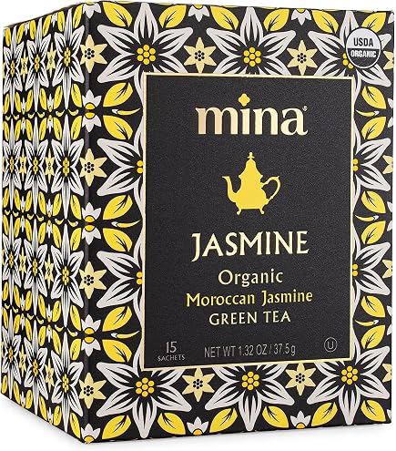 Amazon.com : Mina Zhar Organic Moroccan Orange Blossom Green Tea