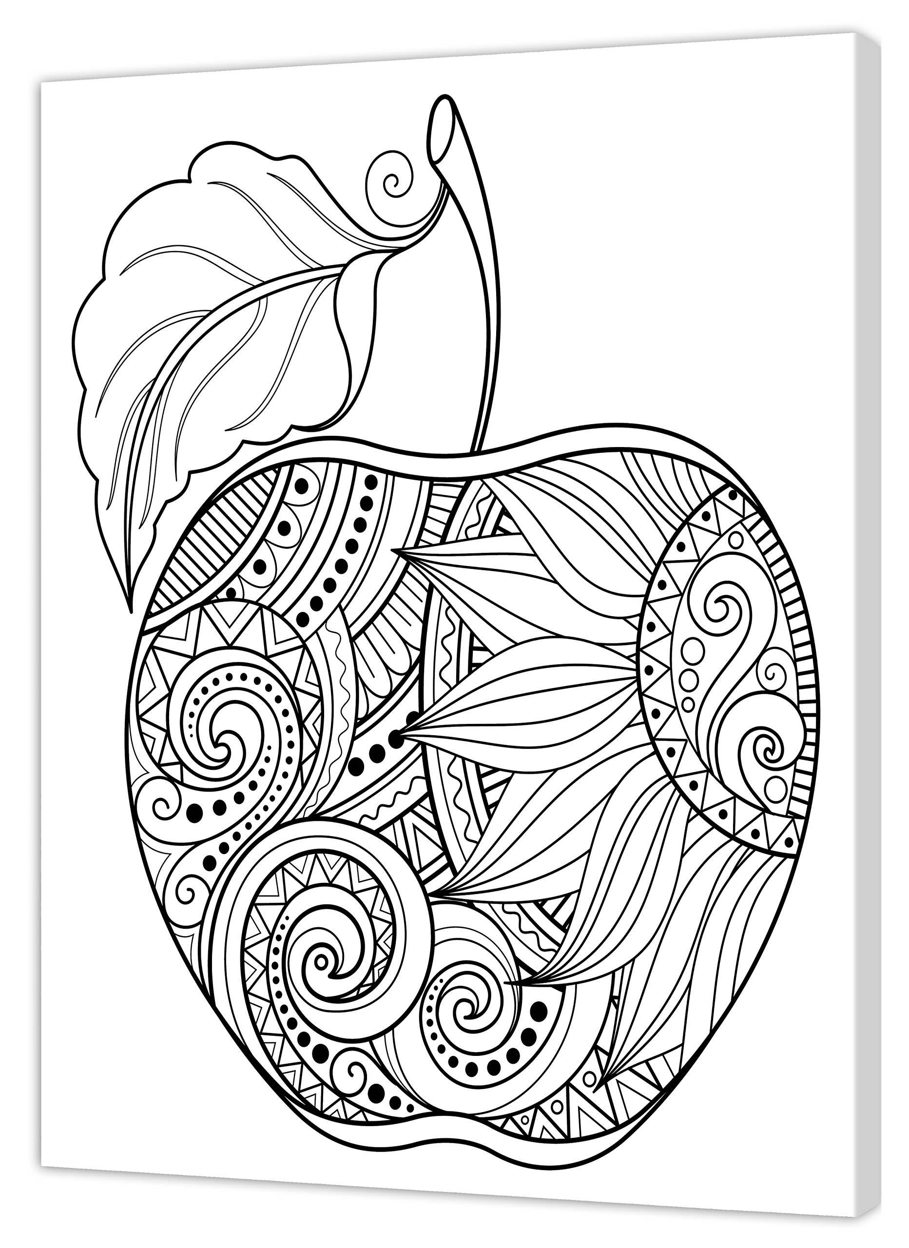 Pintcolor 7167.0 Frame with Printed Canvas Colouring Of Fir Wood/Cotton, White/Black, 40 x 50 x 3.5 cm โ image 1