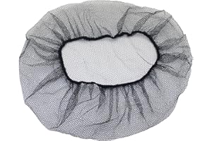 Yes!Fresh 21" Disposable Regular Nylon Breathable Honeycomb Hair Nets, package of 100 (Black)