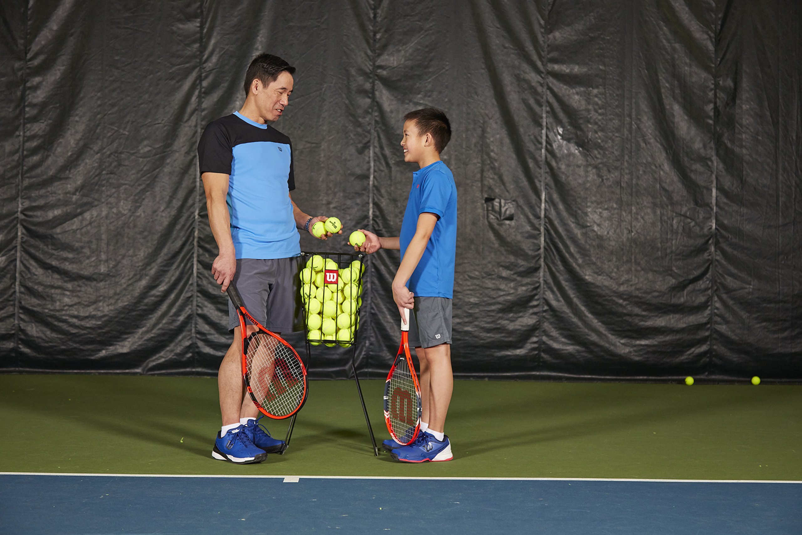 WILSON Tennis Ball Pick Up Hopper 75 Balls capacity ExerciseN