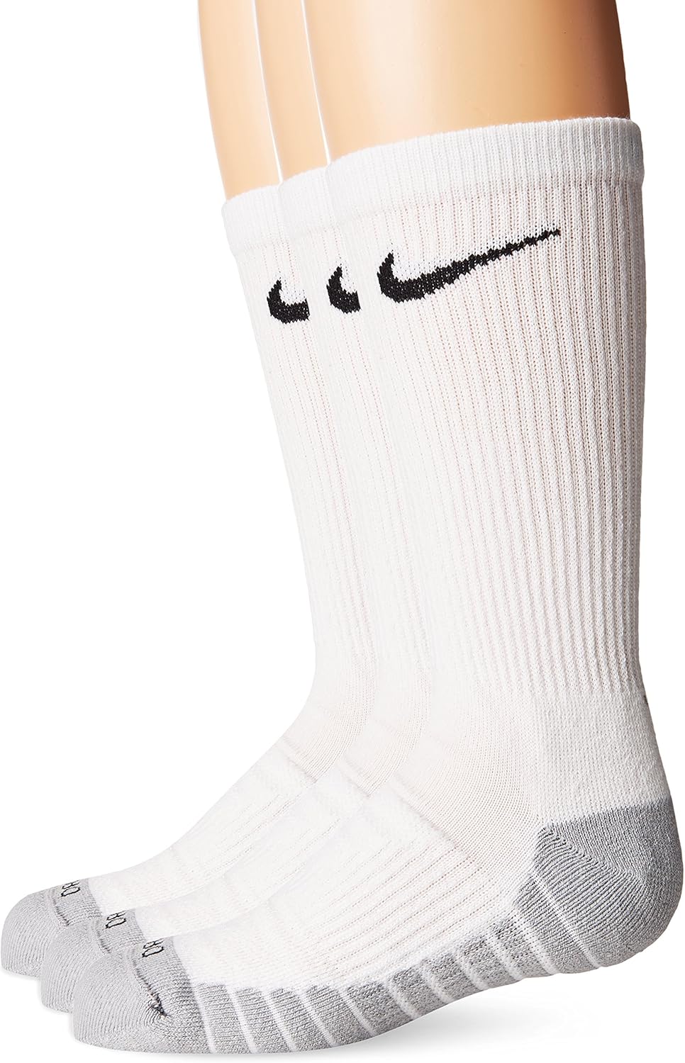 NIKE Kids' Everyday Max Cushion Crew Socks (3 Pairs): Clothing