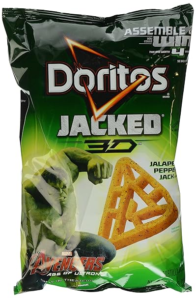 Amazon Com Doritos Jacked 3d Tortilla Snacks Jalapeno Pepper Jack 11 5 Ounce Prime Pantry