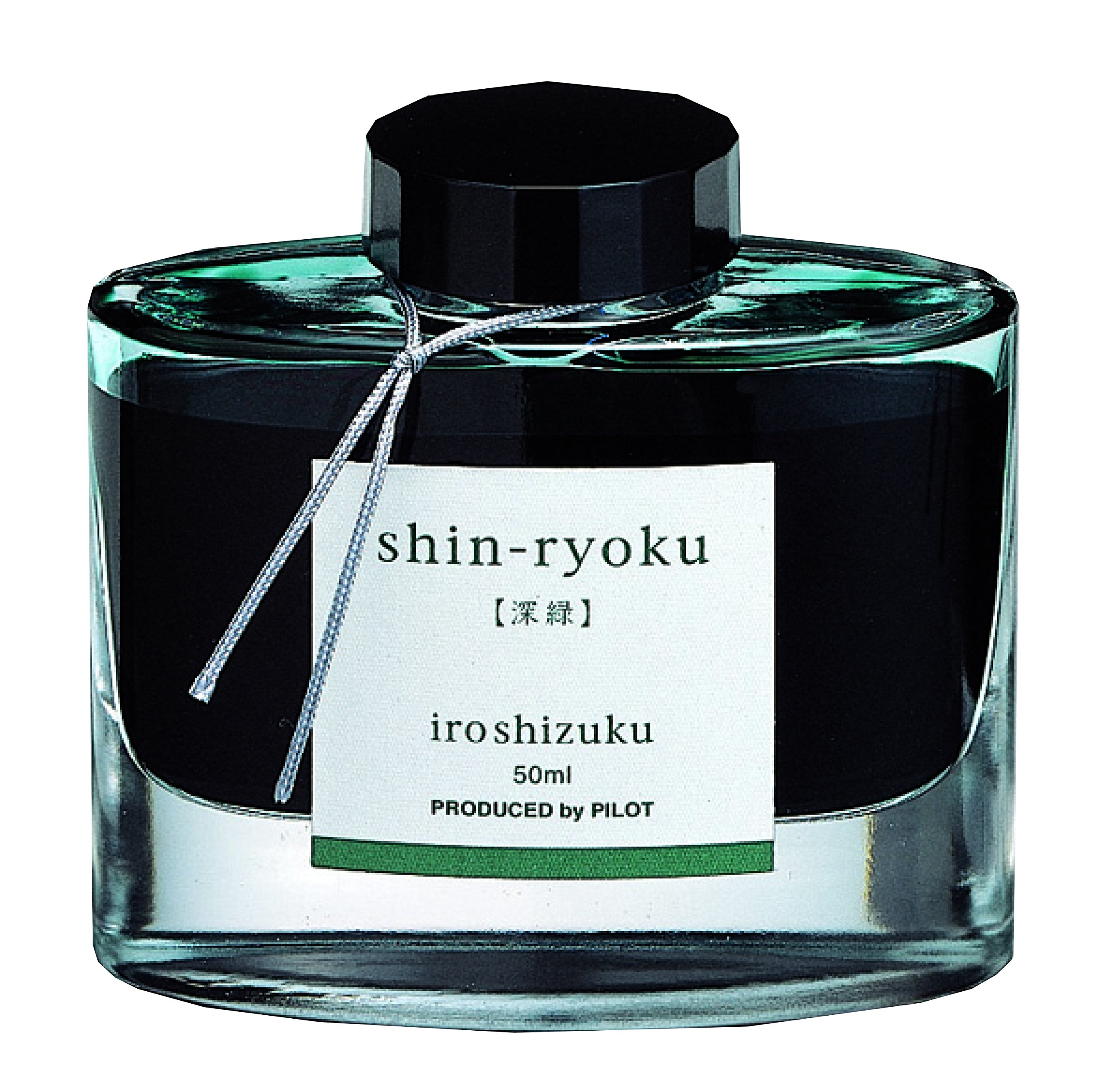 Pilot Iroshizuku Fountain Pen Ink - 50 ml Bottle - Shin-ryoku Deep Green (Deep Green)