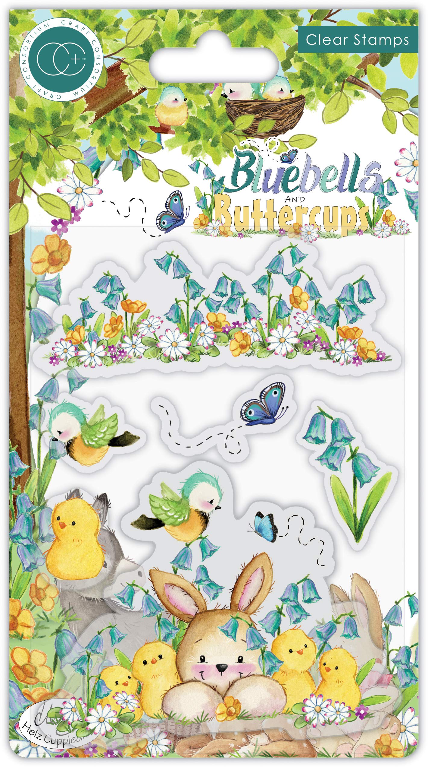 Bluebells and Buttercups - Stamp Set - Chicks