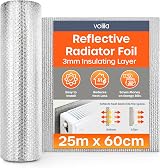 Volila Radiator Foil Insulation Roll 25m x 60cm Reflector Panels view 1