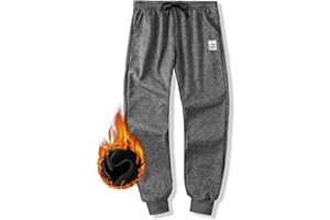 LAIWANG Men's Warm Lined Athletic Sweatpants Jogger Fleece Pants Winter Warm Track Pants