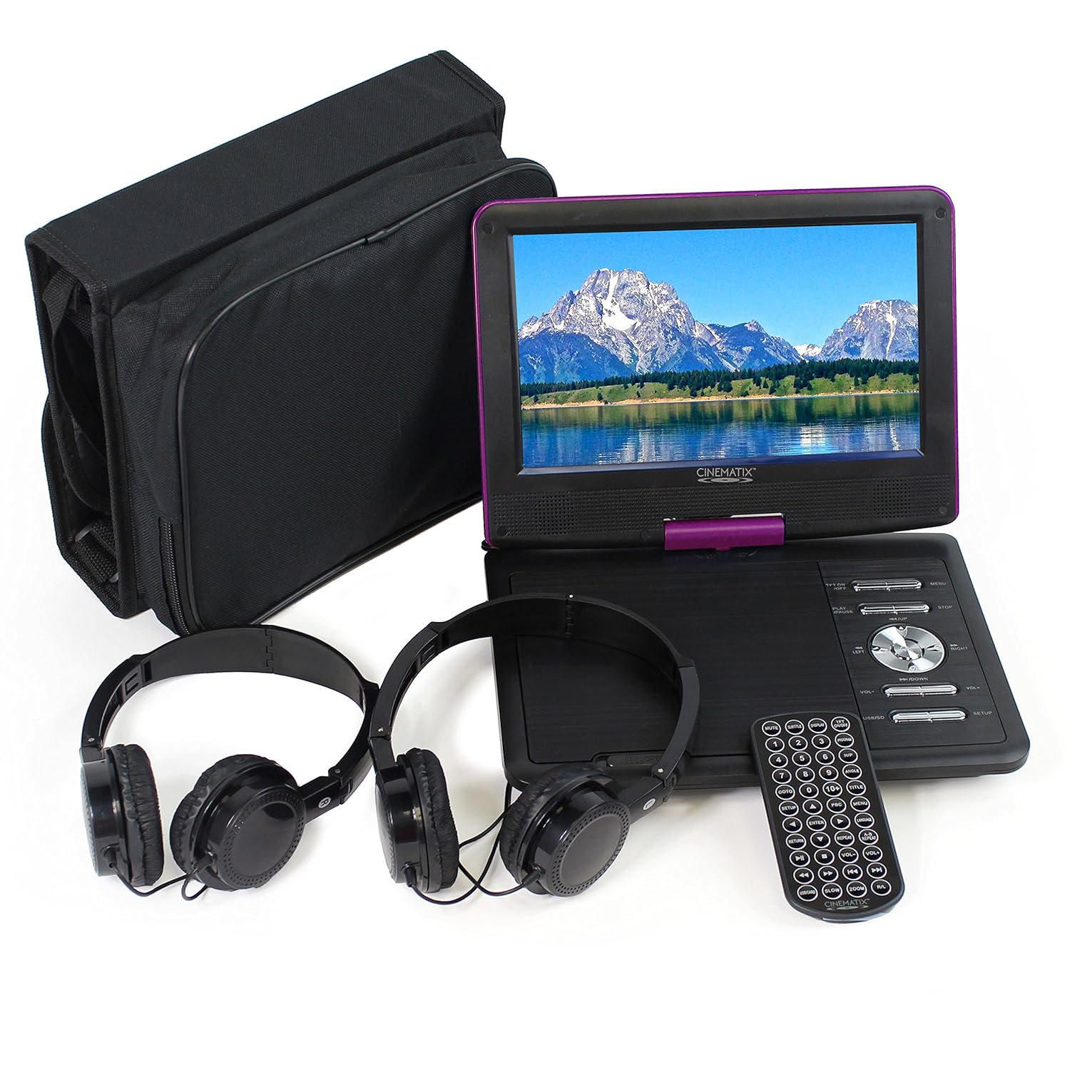 Amazon.com: Cinematix 9" Portable DVD Player with 6 + Hour Battery Life:  Electronics