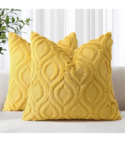 PANOD Super Soft Farmhouse Decorative Plush Throw Pillow Covers 24 X 24 Grey,Solid Diamond Pattern Tufted With Tassels Modern Accent Boho Square Cushion Cover Pillow Case For Couch Sofa