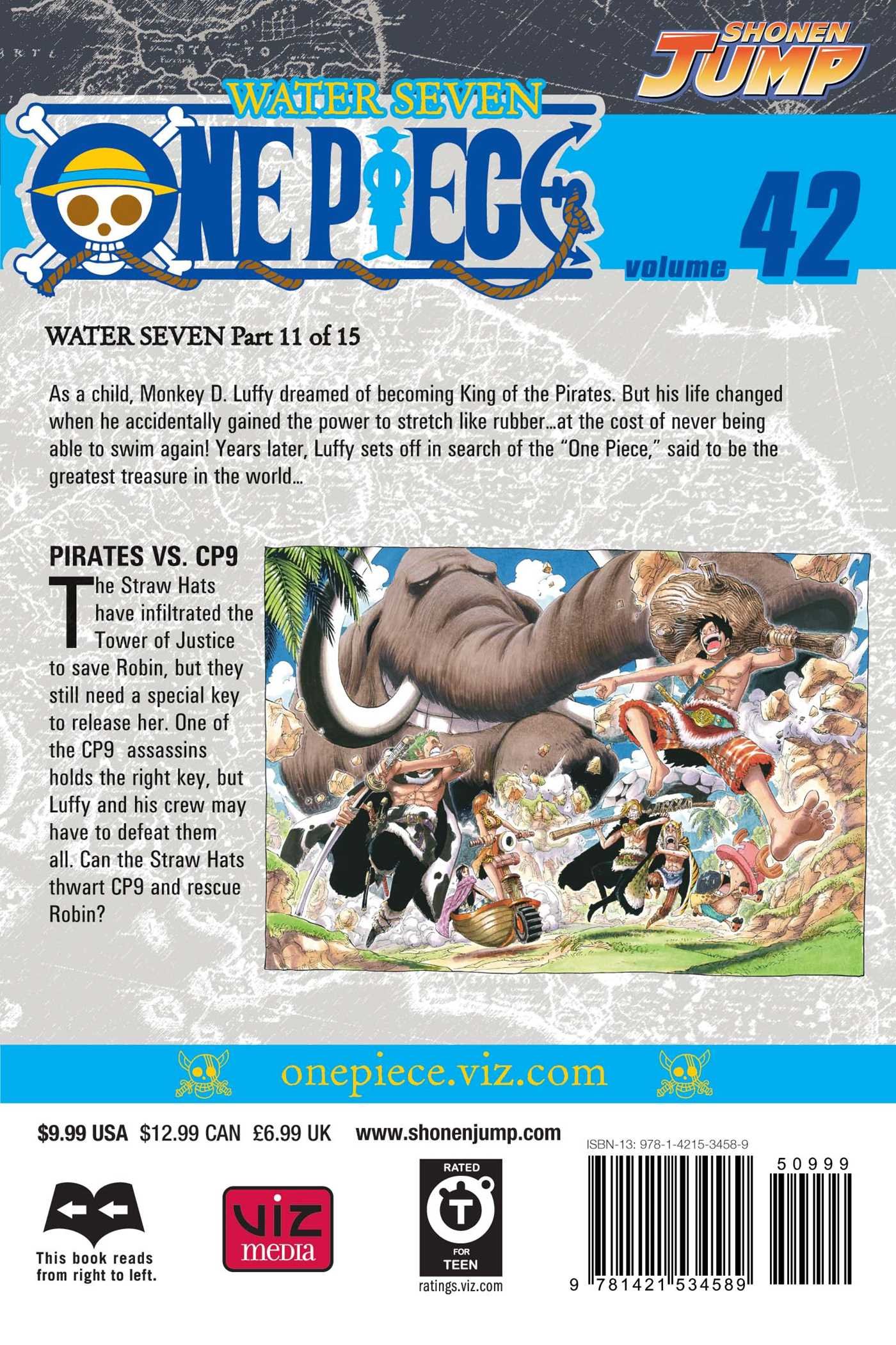 Amazon Com One Piece Vol 42 42 Oda Eiichiro Books