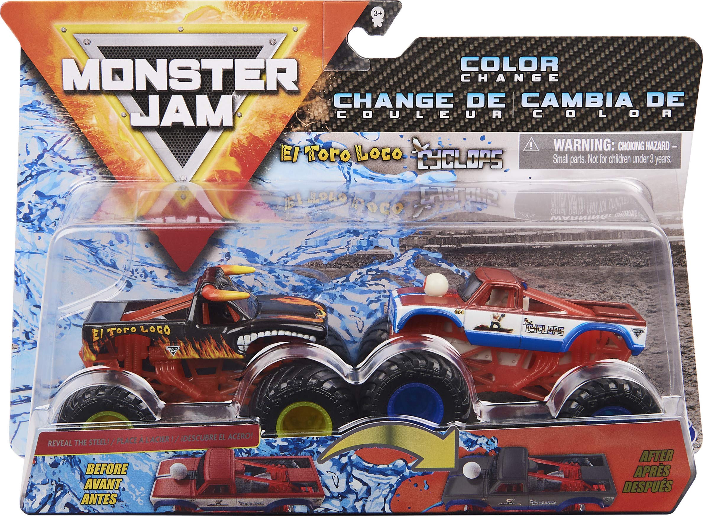 monster jam changing color trucks
