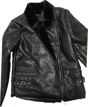 fur lined biker jacket